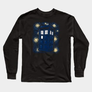 Starry Tardis Long Sleeve T-Shirt